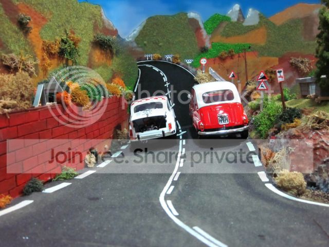 Norev-La Mini Miniera - Scale 1/18 - Fiat 600 Multipla and Fiat 500